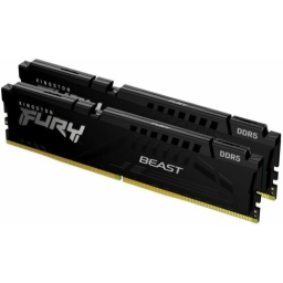 DIMM 64Gb 2х32Gb DDR5 PC44800 5600MHz Kingston Fury Beast Black (KF556C40BBK2/64)