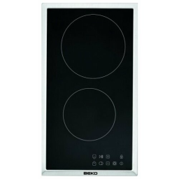 Электрическая варочная поверхность Beko HDMC32400TX [ст-керамика, конф.:2 шт, черный, серебристый]