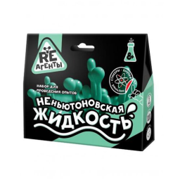 Игрушка RE-АГЕНТЫ EX015T Игрушка: Научно-познавательный набор "Неньютоновская жидкость", зеленый
