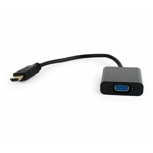 Gembird Переходник HDMI-VGA Cablexpert, 19M/15F, провод 15см (A-HDMI-VGA-04)