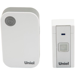 Звонок беспроводной UNIEL (UL-00006436) UDB-091W-R1T1-36S-WH
