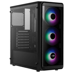 Корпус Aerocool SI-5200 Frost (ATX, без БП, 1x USB3.0, 2x USB2.0, 3x Frost 12 fans)