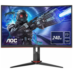 31.5" Монитор AOC Gaming C32G2ZE/BK черный/красный VA LED 1ms 16:9 HDMI матовая 300cd 178гр/178гр 19