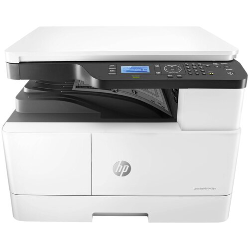 МФУ лазерное HP LaserJet M438n A3, 1200dpi, 22ppm, 256Mb, 2trays 100+250, USB/Eth, cart. 4000 pages &USB cable in box