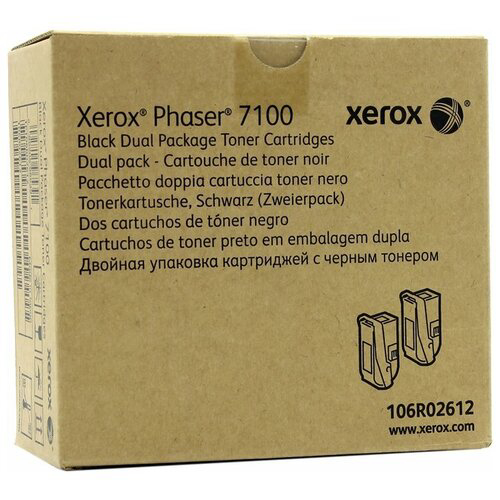 Картридж лазерный Xerox 106R02612 черный (10000стр.) для Xerox Ph 7100