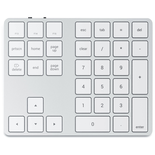 Беспроводной блок клавиатуры Satechi Aluminum Extended Keypad. Цвет серый космос.