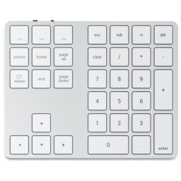 Беспроводной блок клавиатуры Satechi Aluminum Extended Keypad. Цвет серый космос.