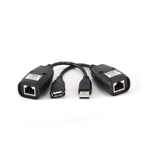 Кабель Gembird UAE-30M USB 2.0 кабель удлинительный AM/AF/RJ45Fx2  по витой паре