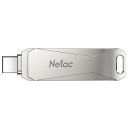 Флеш Диск Netac U782C 512Gb <NT03U782C-512G-30PN>, USB3.0+TypeC, металлическая