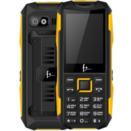 Телефон мобильный F+ PR240 Black/Yellow