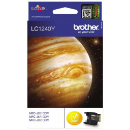 Картридж струйный Brother LC1240Y желтый для Brother MFC-J6510DW/J69010DW