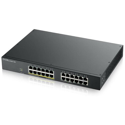 Коммутатор/ ZYXEL GS1900-24EP Smart L2 PoE + switch , rack 19 ", 24xGE (12xPoE +), PoE budget 130 W