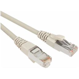 Патч-корд Hyperline PC-LPM-STP-RJ45-RJ45-C5E-5M-LSZH-GY PC-LPM-STP-RJ45-RJ45-C5E-5M F/UTP общий экран RJ-45 вил.-вилка RJ-45 кат.5E 5м серый LSZH (уп.:1шт) 26AWG