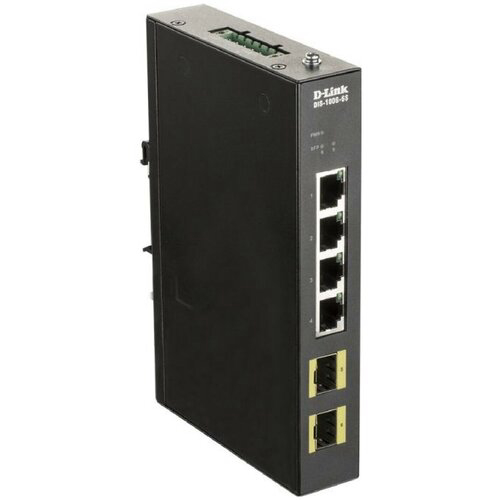 Коммутатор D-Link DIS-100G-6S DIS-100G-6S/A 4x1Гбит/с 2SFP неуправляемый