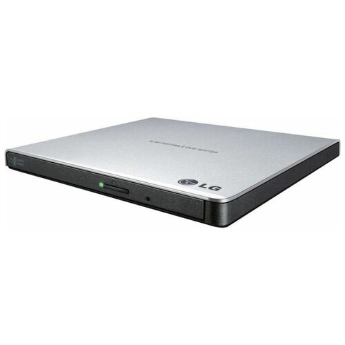 Внешний привод DVD-RW LG, USB, серебристый, Retail (GP57ES40)