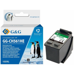 Картридж струйный G&G GG-CH561HE 122 черный (18мл) для HP DJ 1050A/2050A/3000