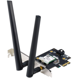 Сетевой адаптер Wi-Fi + Bluetooth Asus PCE-AXE5400 AXE5400 PCI Express x1 (ант.внеш.съем) 2ант.