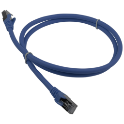 Патч-корд Lanmaster LAN-PC45/S6A-1.0-GY FTP RJ-45 вил.-вилка RJ-45 кат.6A 1м серый LSZH (уп.:1шт)