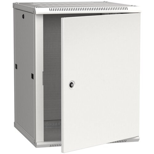 Шкаф коммутационный ITK Linea W (LWR3-18U66-MF) настенный 18U 600x600мм пер.дв.металл 90кг серый 500мм 200град. 900мм IP20 IK10