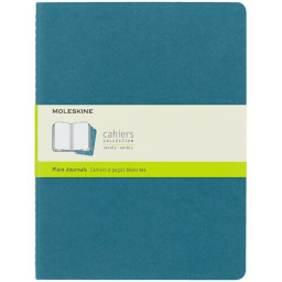 Блокнот Moleskine CAHIER JOURNAL CH023B44 XLarge 190х250мм обложка картон 120стр. нелинованный голубой (3шт)