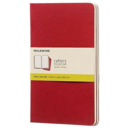 Блокнот Moleskine CAHIER SUBJECT CH5STNB02 A4 обложка картон 160стр. линейка мягкая обложка черный/красный