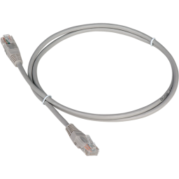 Патч-корд Lanmaster TWT-45-45-20-GY UTP RJ-45 вил.-вилка RJ-45 кат.5E 20м серый ПВХ (уп.:1шт)