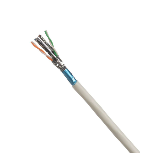 Кабель информационный Panduit PFFY6X04WH-HED кат.6A F/FTP 4X2X23AWG LSZH внутренний 500м белый