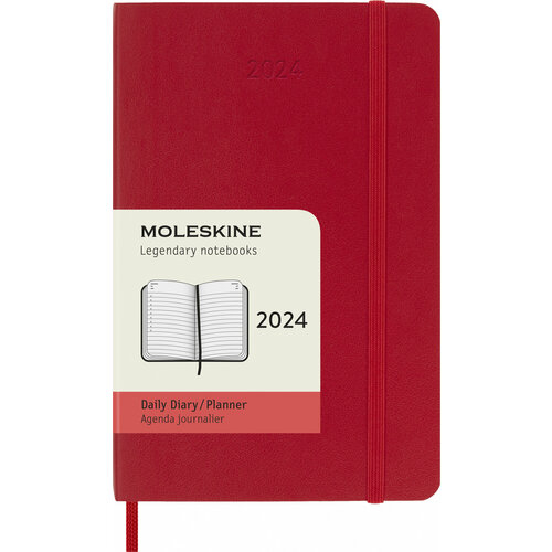 Ежедневник Moleskine CLASSIC Pocket 90x140мм 400стр. красный