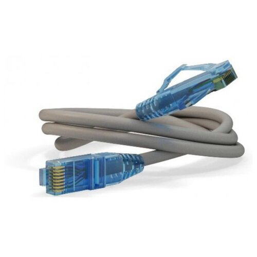 Патч-корд Hyperline PC-LPM-UTP-RJ45-RJ45-C6-3M-LSZH-GY PC-LPM-UTP-RJ45-RJ45-C6-3M UTP RJ-45 вил.-вилка RJ-45 кат.6 3м серый LSZH (уп.:1шт) 24AWG