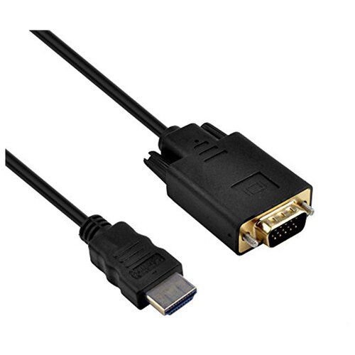 ORIENT Кабель-адаптер HDMI M  C702 --> VGA 15M, длина 1.8 метра, черный