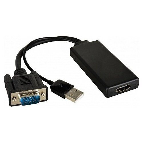 Переходник VGA вилка на HDMI розетка активный/ ADC-GM/HF [99-9698002]