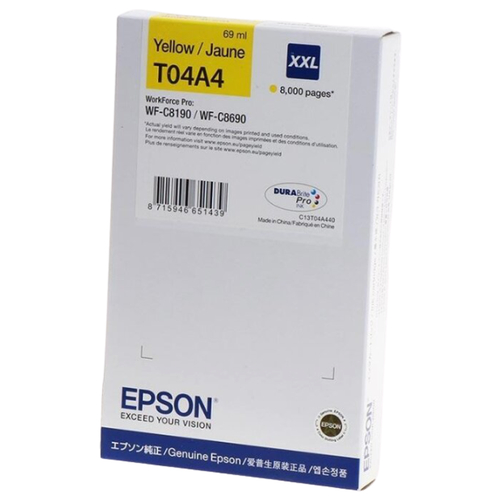 Картридж Epson желтый для WF-C8190 / WF-C8690 8000 стр.