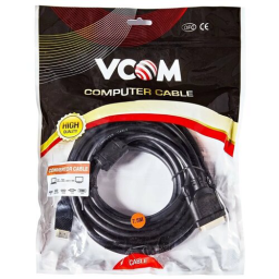 Кабель HDMI AM/DVI(24+1)M, 7.5м, CU, 1080P@60Hz, 2F, VCOM <CG484GD-7.5M>