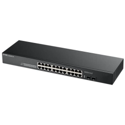 Коммутатор Zyxel GS1100-24 v3 GS1100-24-EU0103F 24x1Гбит/с 2SFP неуправляемый