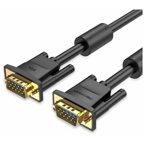 Кабель Vention VGA 15M/15M с 2 ферритовыми фильтрами - 5м