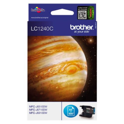 Картридж струйный Brother LC1240C голубой для Brother MFC-J6510DW/J69010DW