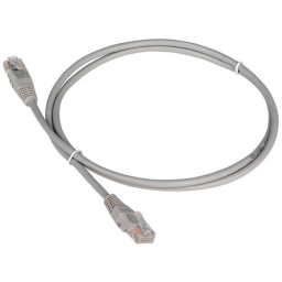 Патч-корд Lanmaster TWT-45-45-15-GY RJ-45 вил.-вилка RJ-45 кат.5E 15м серый ПВХ (уп.:1шт)