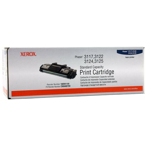 XEROX 106R01159 Принт-картридж Xerox Ph 3117/3122 (3000 стр.)