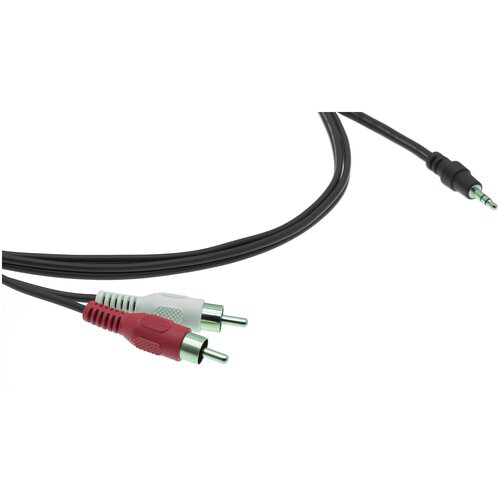 Кабель 3.5mm Audio на 2 RCA (Вилка - Вилки), 4,6 м