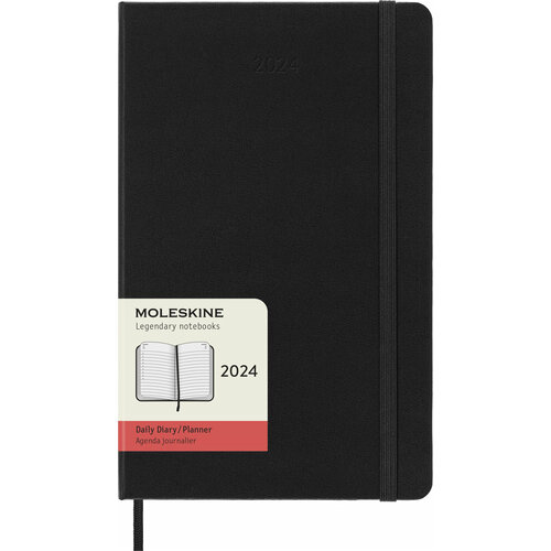 Ежедневник Moleskine CLASSIC Large 130х210мм 400стр. черный