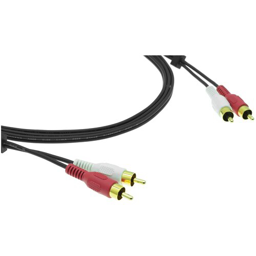 Кабель 2 RCA на 2 RCA (Вилки - Вилки), 1,8 м