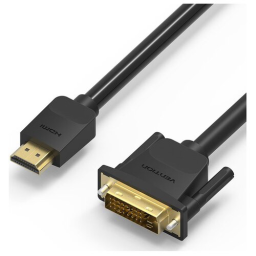 Кабель Vention HDMI 19M/DVI-D Dual link 25M - 2 м. ABFBH