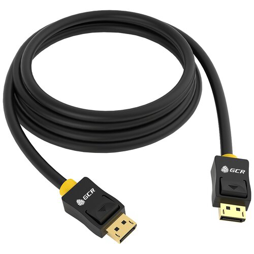 Кабель Greenconnect 2.0m DisplayPort v1.2, 20M/20M, черный, 28/28 AWG, GCR-DP2DP-2.0m