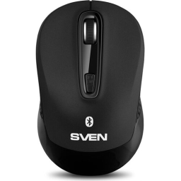 Беспроводная мышь SVEN RX-575SW чёрная (бесш. кл., Bluetooth, 2,4 GHz, 3+1кл. 800-1600DPI, блист.)