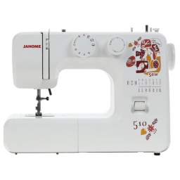 Швейная машина Janome Sew Dream 510, белый/рисунок