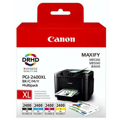 Картридж струйный Canon PGI-2400XL 9257B004 черный/голубой/пурпурный/желтый набор