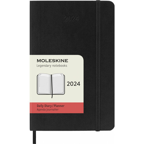 Ежедневник Moleskine CLASSIC SOFT Pocket 90x140мм 400стр. мягкая обложка черный