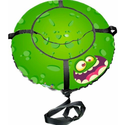Санки-ватрушка FANI SANI Санки-ватрушка Зеленый монстрик PROFFI диаметр 110 см/7 80108