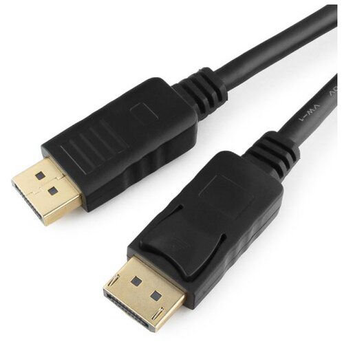 Кабель DisplayPort Cablexpert, v1.3, 2м, 20M/20M, черный, экран, пакет (CC-DP3-2M)