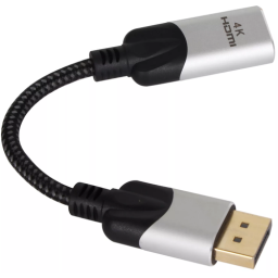 Адаптер DisplayPort(M) ---> HDMI(F) 0.15m 4K@60Hz VCOM <CG621M-0.15>